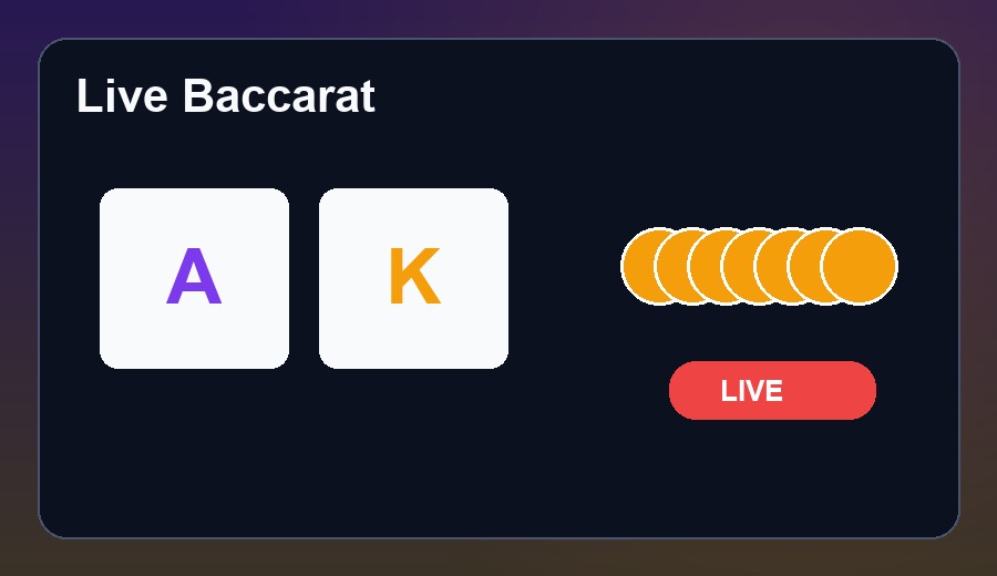 Betsnice BD Live Baccarat